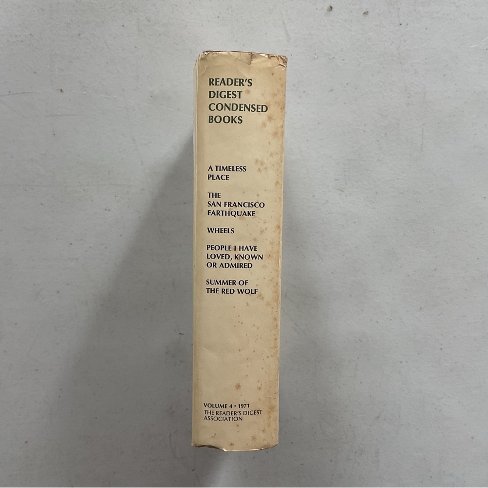 Vintage Reader’s Digest Condensed Books Autumn 1971 Hardcover Book - Picture 6 of 6